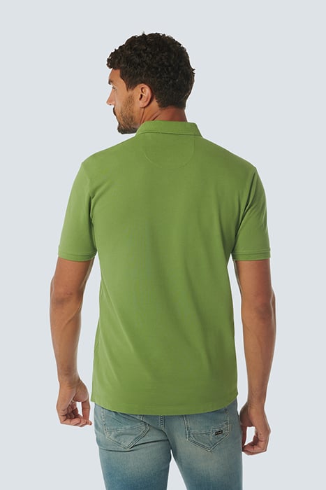 POLO PIQUE GARMENT DYED GREEN 2
