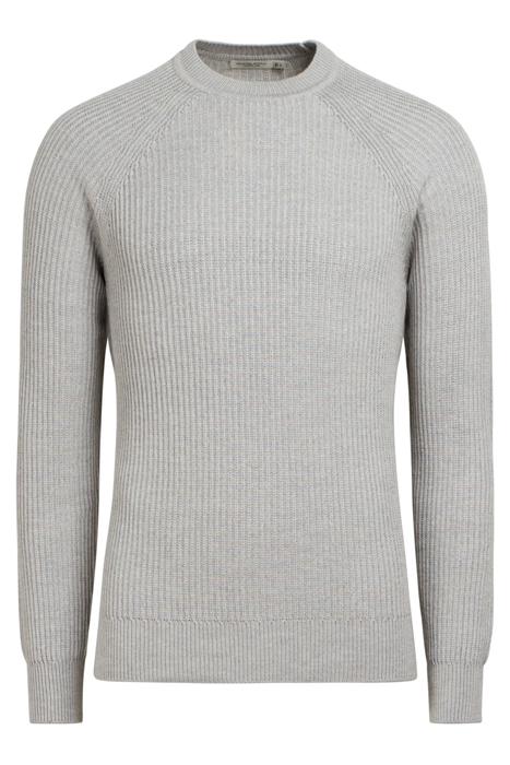 LIGHT GREY RIBBED CREWNECK LIGHT GREY 3