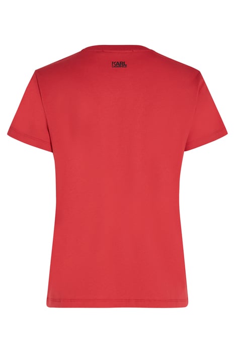KARL ESSENTIAL LOGO TEE HAUTE RED 2