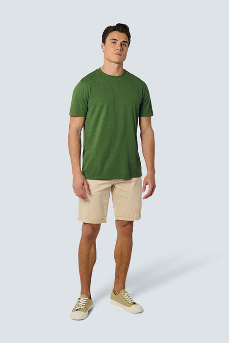 T-SHIRT CREWNECK MELANGE GREEN 3