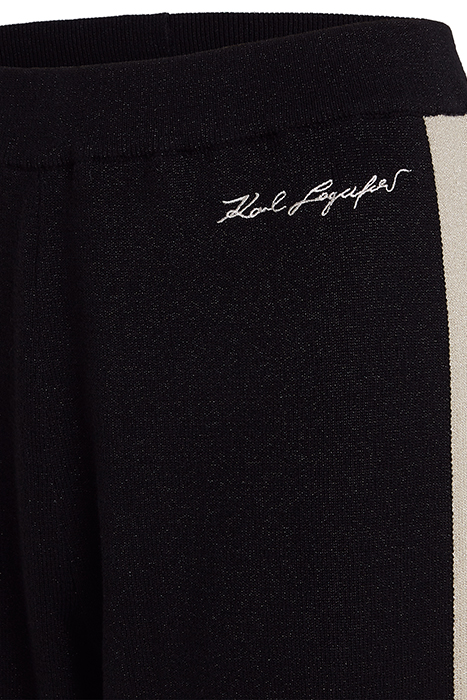 LUREX 2 TONE SPARKLE TROUSER BLACK 3