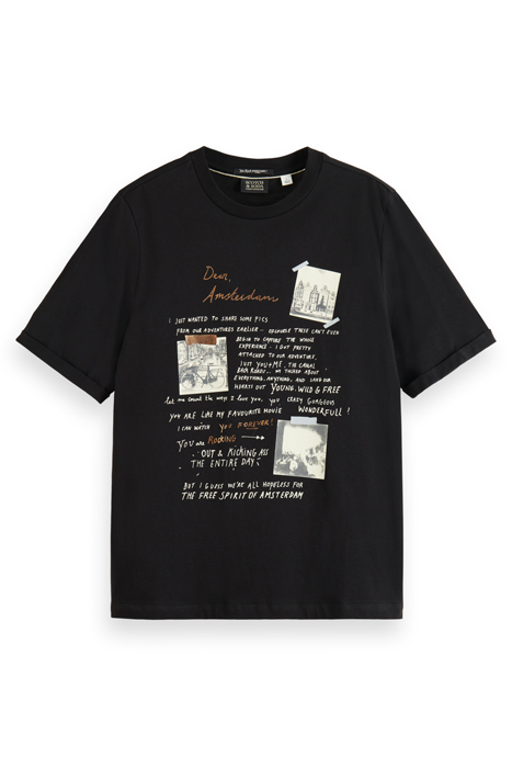 DEAR AMSTERDAM RELAXED FIT T-SHIRT EVENING BLACK 4
