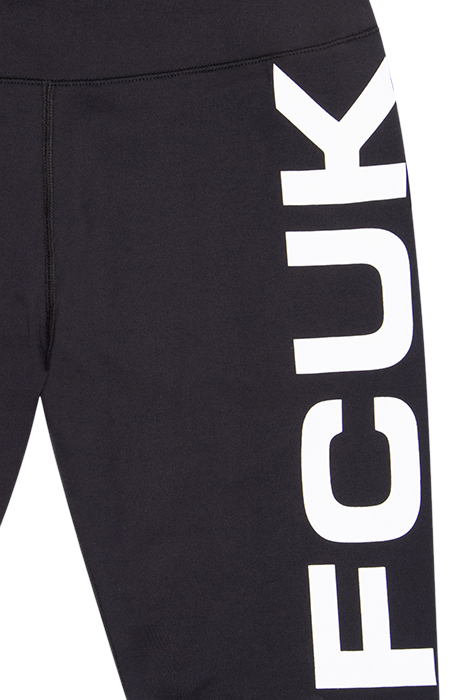 FCUK CORE JRSY LOGO CYCLNG SH BLACK 2
