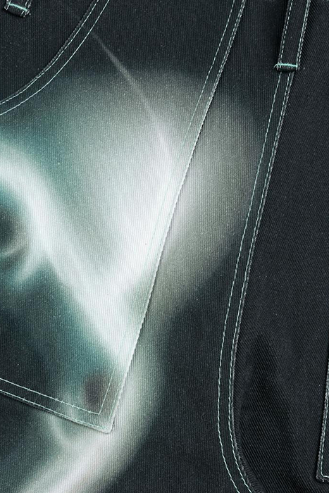 GERRIT JACOB – PRINTED JEANS TEAL/AQUA 5