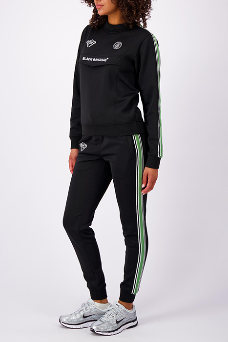 MIAMI TAPED TRACKPANTS BLACK 5