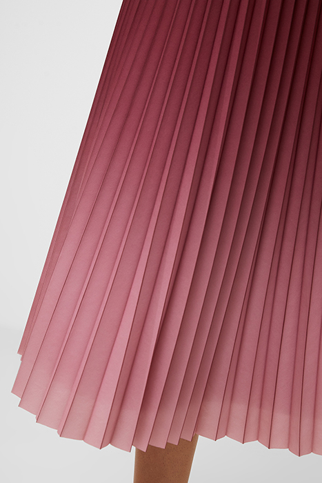 SUNBURST CREPE LIGHT SKIRT BROWN 3