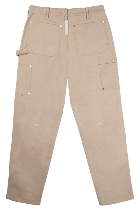 ABC. – DIAMOND STITCH DOUBLE KNEE PANT BEIGE 2
