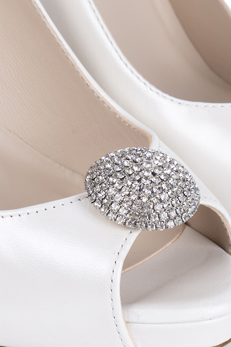 ONINA PEEP TOE PEARL 4