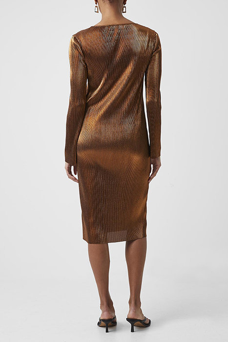 TAINA METALLC PLEATD JRSY DRSS MISC. 2