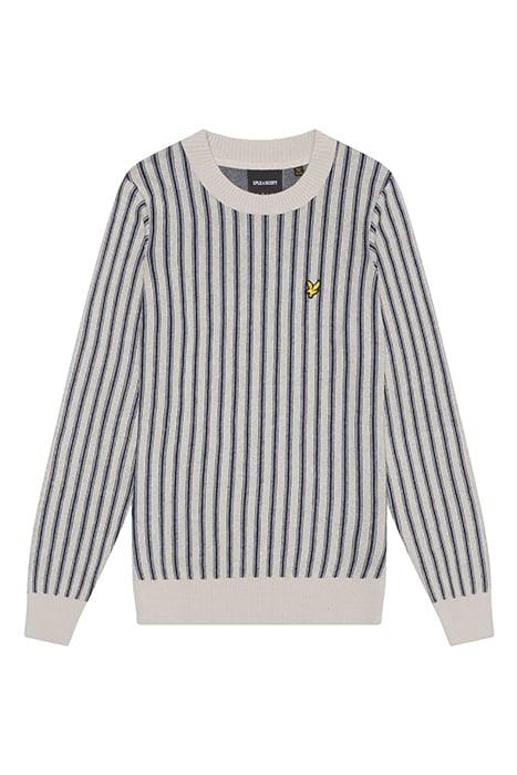 VERTICAL STRIPE CREW NECK JUMPER COVE 4