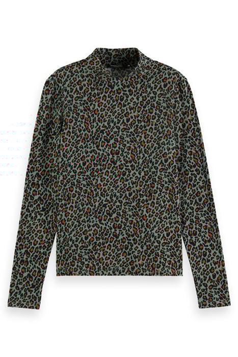 ALL OVER PRINTED MOCKNECK LONG SLEEVED SHIRT CREATURES OF TH 4