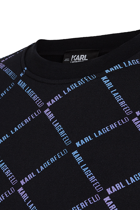 DIAMOND KARL AOP SWEAT BLACK 3