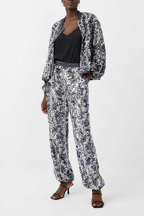 BINALO SEQUIN JACKET WHITE 2