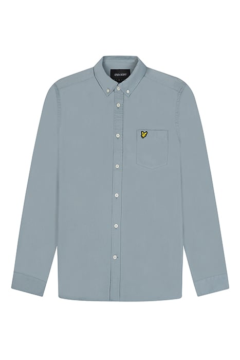 REGULAR FIT LIGHT WEIGHT OXFORD SHIRT SLATE BLUE 4