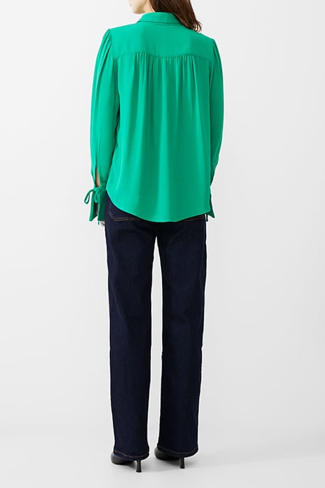 CECILE CREPE SHIRT JELLY BEAN 3