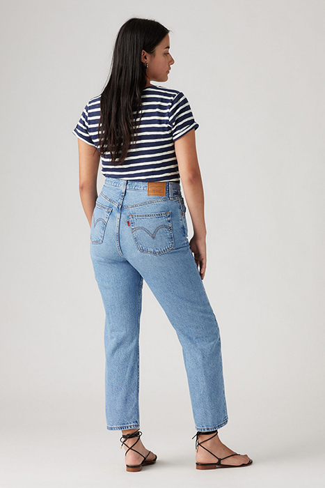 RIBCAGE STRAIGHT JEANS BLUE 2