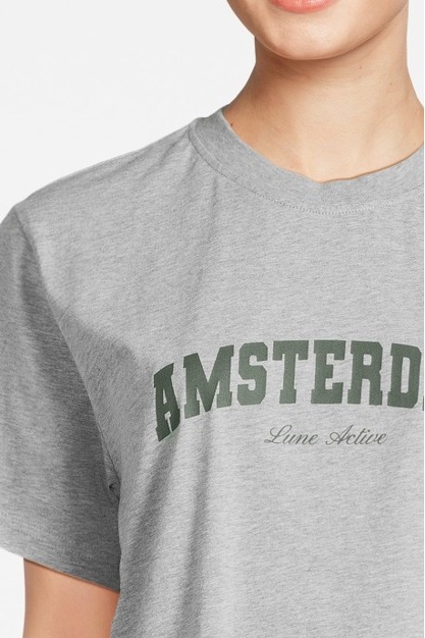 DEMI AMSTERDAM TEE GREY MELANGE 4