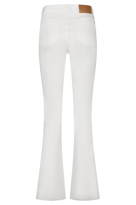 BELLA POCKETS FLARED WHITE JEANS STAR WHITE 3
