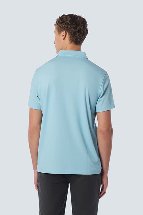 POLO 2 COLOURED PIQUE AQUA 2