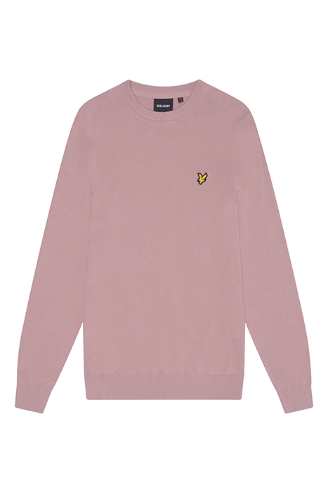 COTTON CREW NECK JUMPER FIELD THISTLE 3