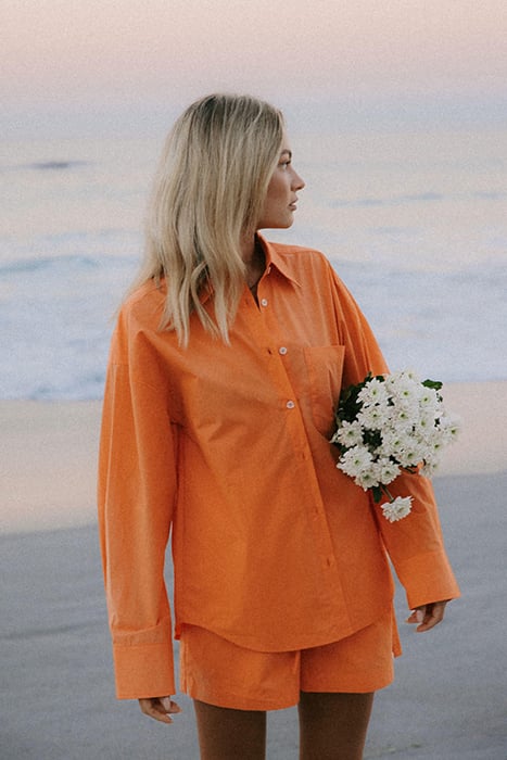 PULL-ON SHORTS PAPAYA 2