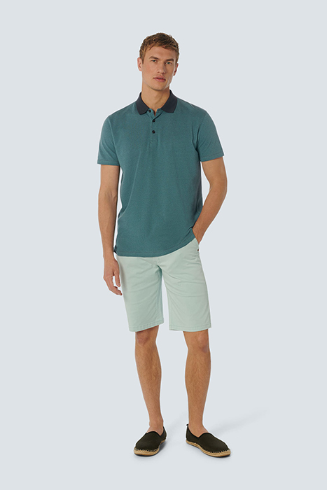 POLO 2 COLOURED JACQUARD DARK STEEL 3