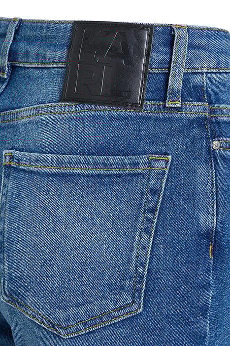 MID BLUE HR SLIM LEG DENIM BLUE 3