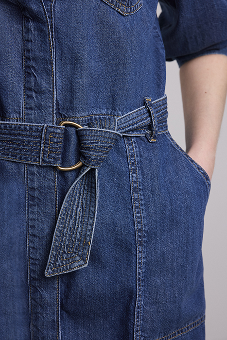 DENIM DRESS LIGHT WEIGHT COTTON TENCEL DENIM 4