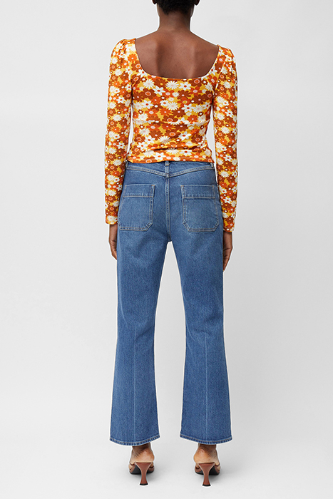 REBECA ASTRIDA ECO MED JRY TOP AMBER YELLOW MULTI 2