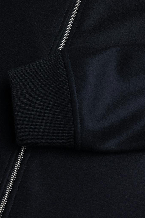JIL SANDER – FULL-ZIP WOOL MELTON JACKET BLACK 4