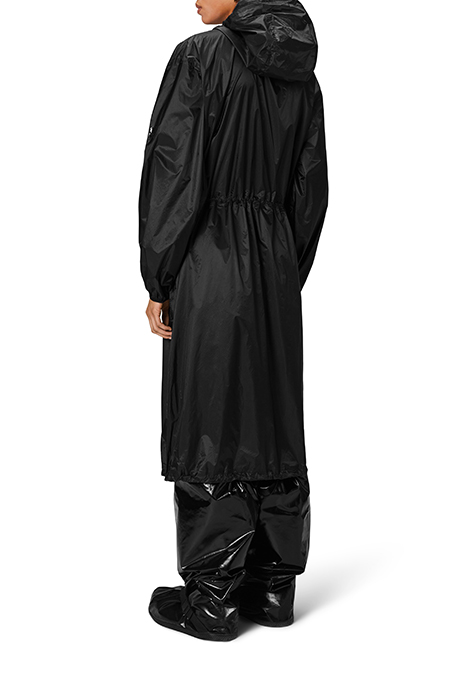 UNISEX NORTON LONGER RAIN JACKET W3 BLACK 4