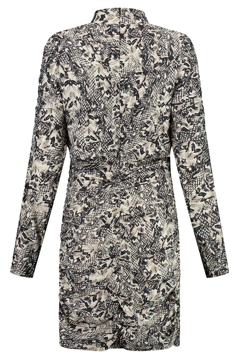 BABB DRESS BLACK/HUMMUS 2