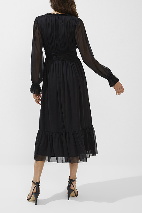 ES ALITA SOLID PLT L/S VNK DRS BLACK 2