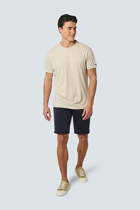 T-SHIRT CREWNECK MELANGE CREAM 3