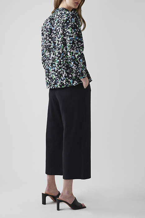 SUMMER MEADOW LS TIE NCK BLOUS GREEN 3