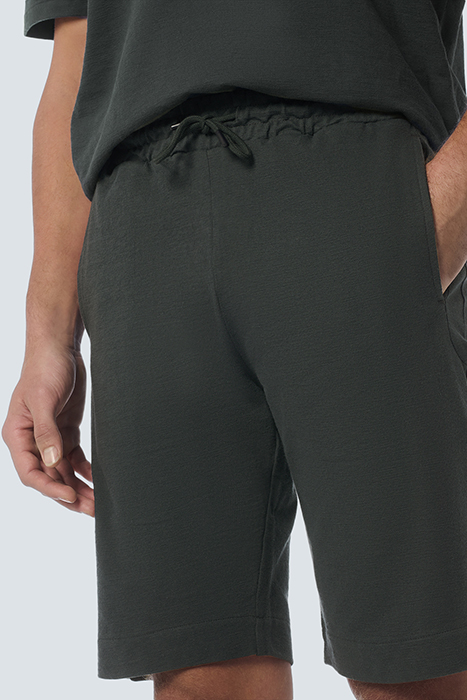 SHORT JERSEY SOLID JACQUARD SLUB DARK STEEL 6