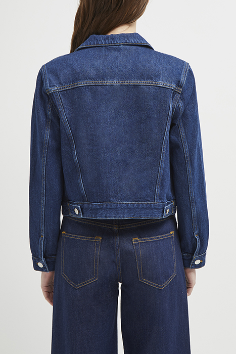 MACEE MICRO WSTRN DENIM LS JKT BLUE 2