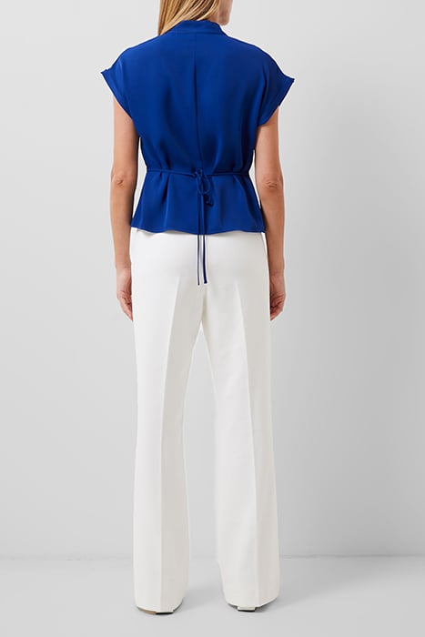 CARMEN CREPE BLOUSE COBALT BLUE 2