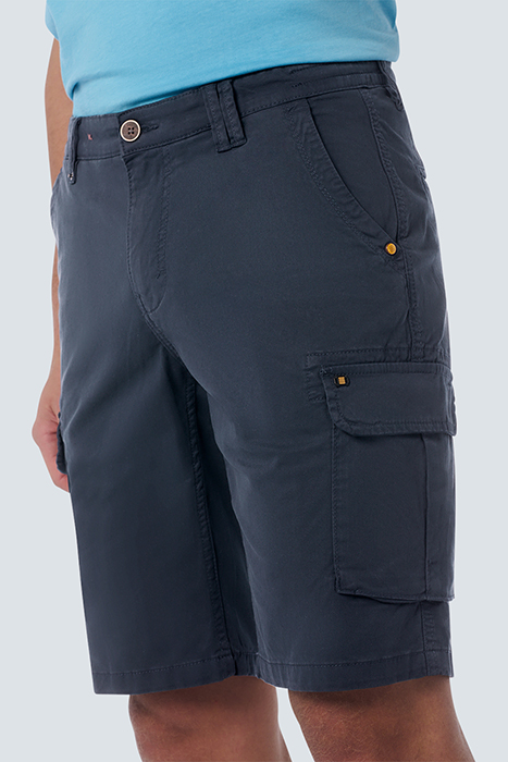 SHORT CARGO GARMENT DYED + STONE WASHED STRETCH NIGHT 6