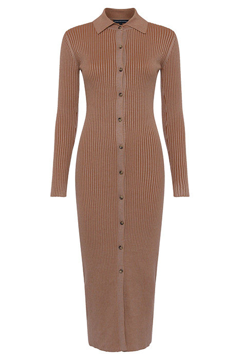 MARI PLEATED CARDIGAN BROWN 3