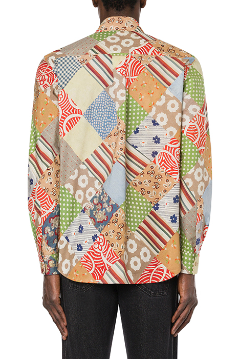 QUILT PRINT POPLIN SHIRT MULTICOLOR 2
