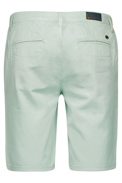 SHORT WITH LINEN GARMENT DYED MINT 5