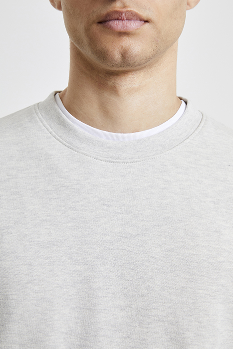 FRENCH TERRY REG CREW GREY 4
