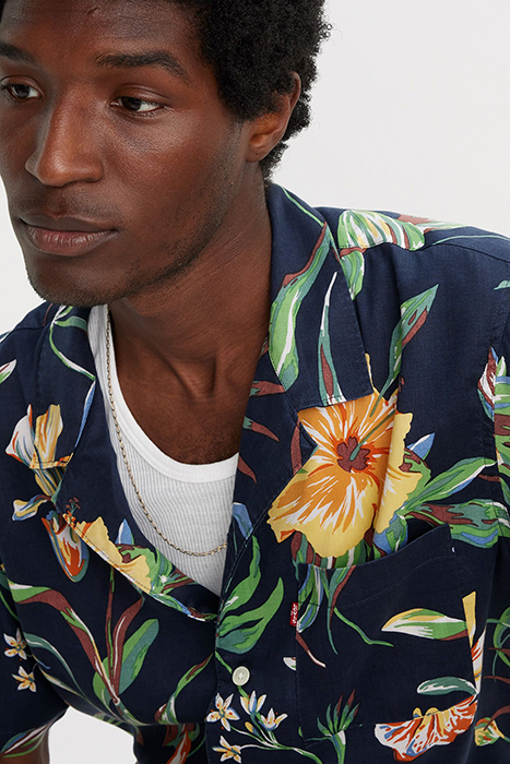 THE SUNSET CAMP SHIRT NEPENTHE FLORAL NA 5