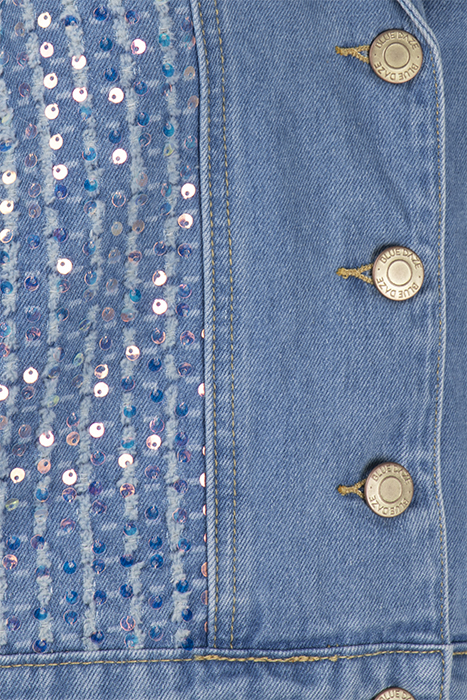 DENIM GILET LIGHT COTTON SHINE DENIM 3