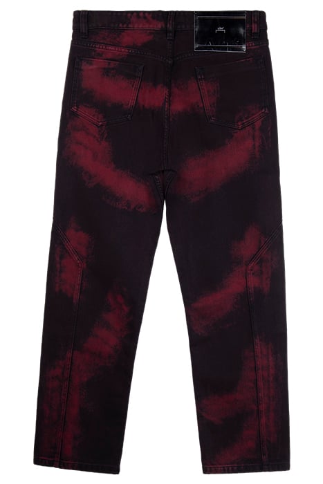 A-COLD-WALL* – EROSION JEAN BLACK/BURNT RED 2