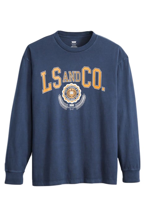 LS LONG-SLEEVED T-SHIRT NAVY 3