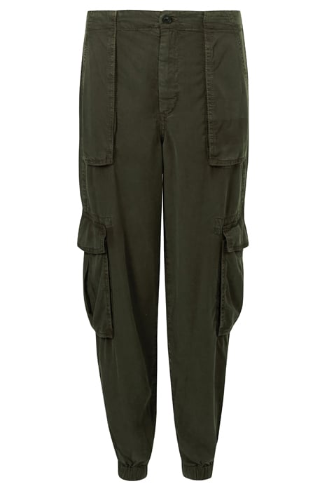 FREDA TENCEL TROUSER KHAKI GREEN 5