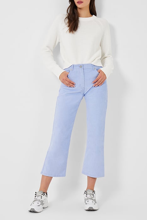 TALIA CORD CROPPED CORD TRSRS BLUE 1
