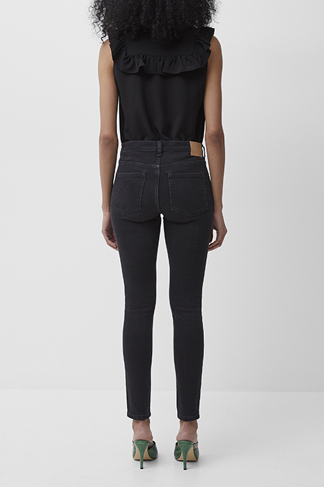 SLIM FIT DENIM JEANS BLACK 2